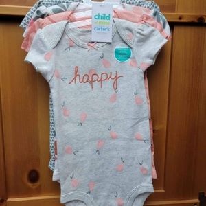 NWT 12mo 4pk onesies